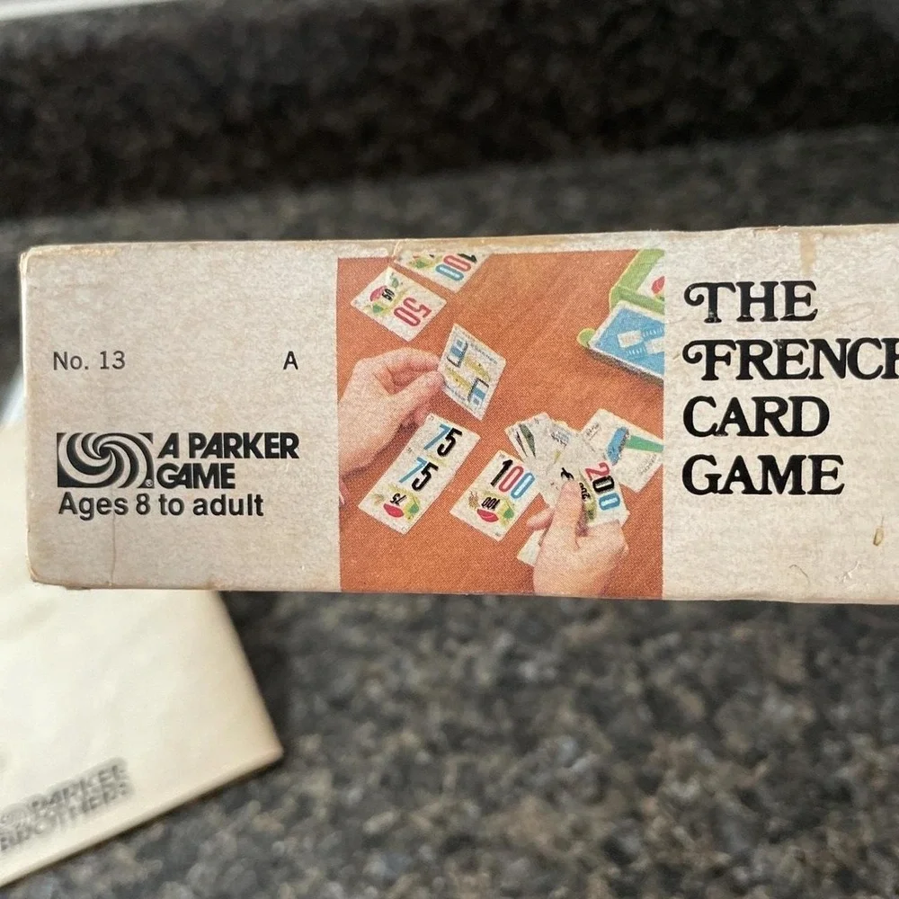 Vintage 1981 Mille Bornes French Card Game Parker Brothers Cards Instructions